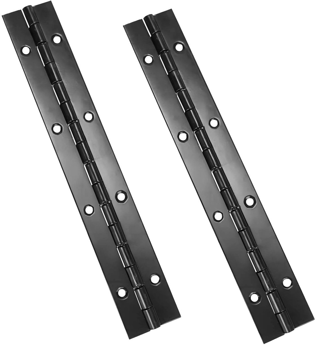 Qrity 2 Stuks Heavy Duty Rvs Piano Hengen voor Meubels, 12 Inch