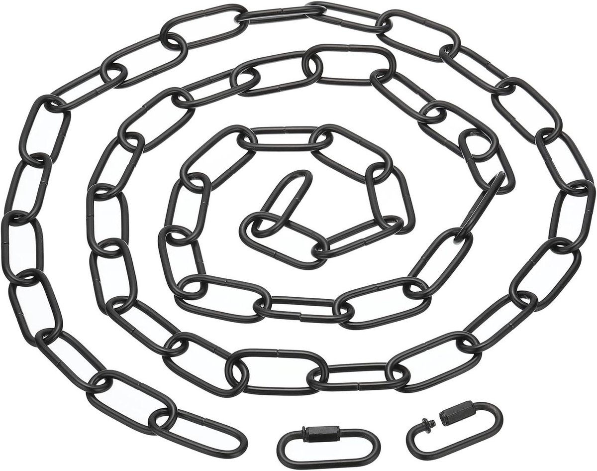 Hangende Ketting - Verlengketting - Decoratie Ophangen - Verstelbare Lengte - 182 Meter - Zwart