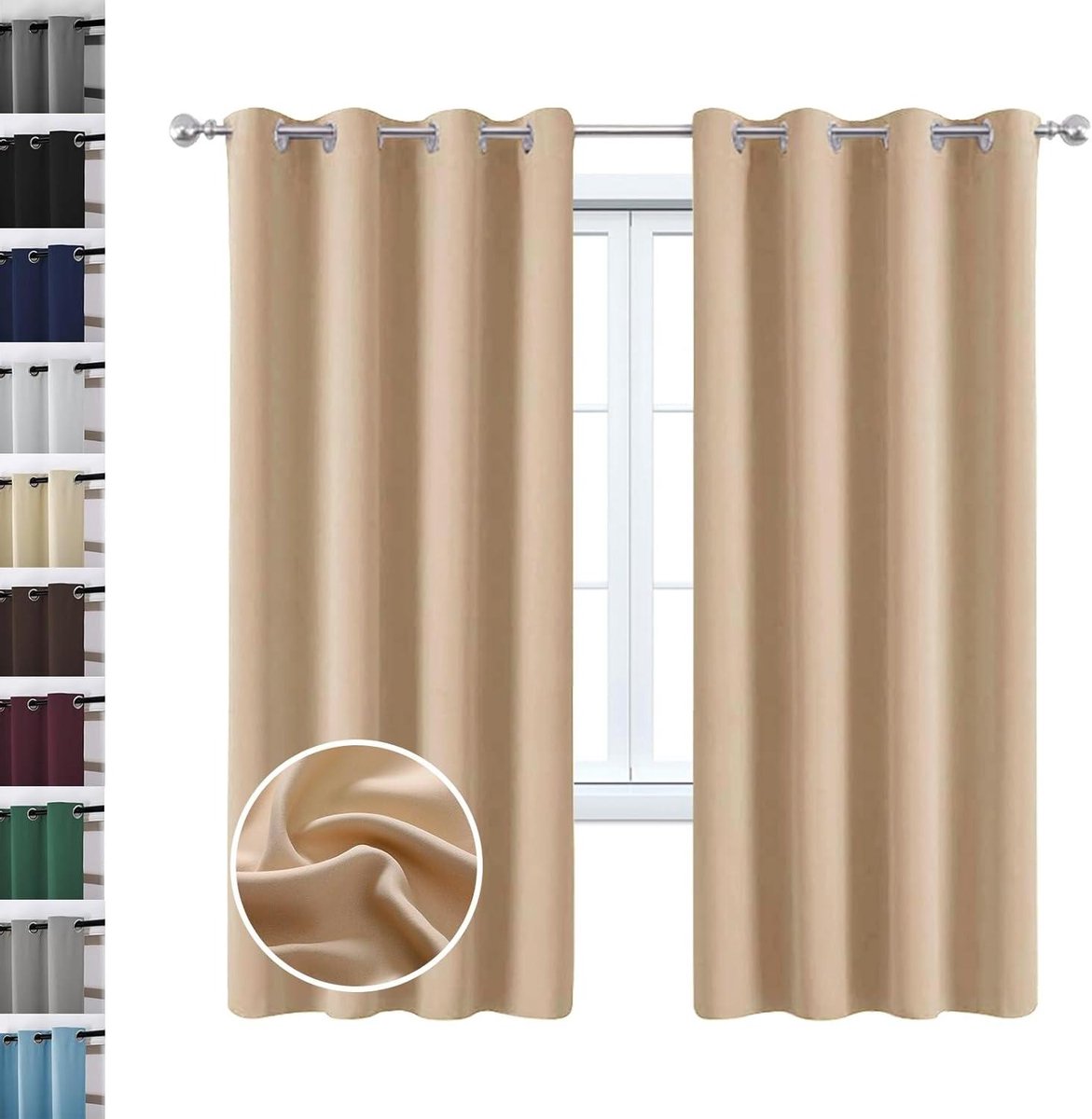 Verduisteringsgordijnen - Isolerende raambekleding - Energie besparen - Geluidsreducerend