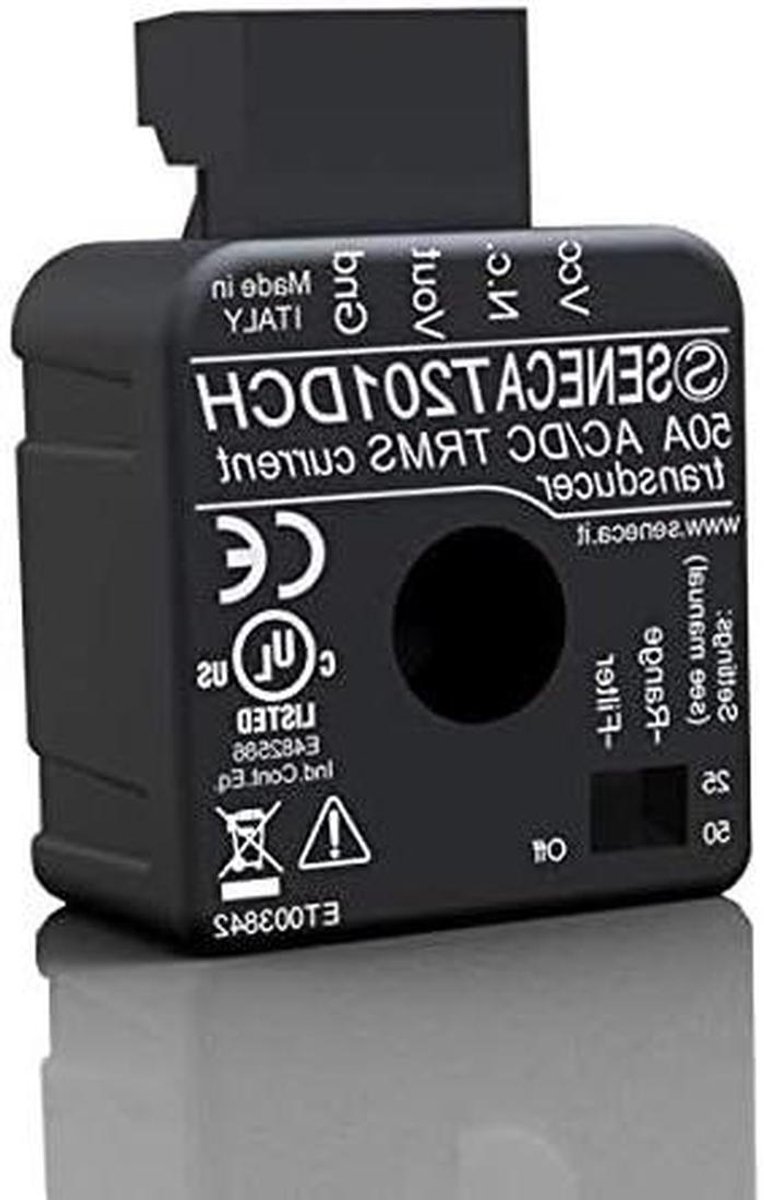 Stroomomvormer - AC/DC Omvormer - Stroom Meten - Contactloos - 54x41x30mm - Grijs
