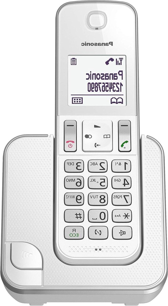 Draadloze Telefoon - DECT Telefoon - Thuiscommunicatie - Ongewenste Oproepen Blokkeren - 200 Gram - Zilver Wit