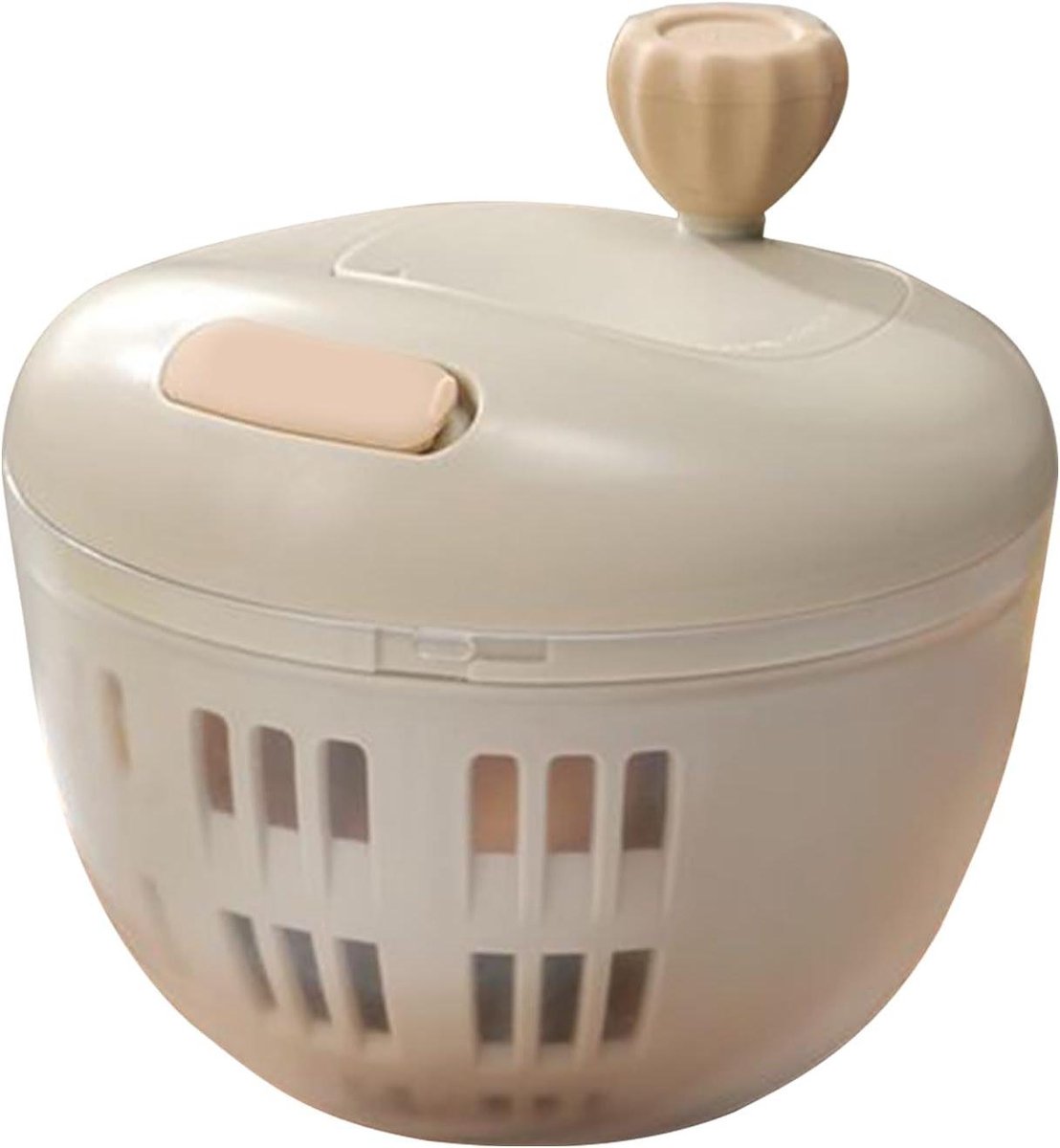 Slacentrifuge - Groentewasmachine - Groenten Drogen - Antislipbodem - 800ML - Grijs