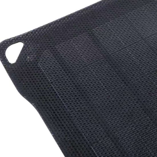 Solar Charger Opvouwbaar, Draagbare oplader op zonne-energie met drie-in-één datakabel en karabijnhaak, waterdicht zonnepaneel voor buitenactiviteiten, voor smartphone, tablet, hoofdtelefoon van Solar — afbeelding 3