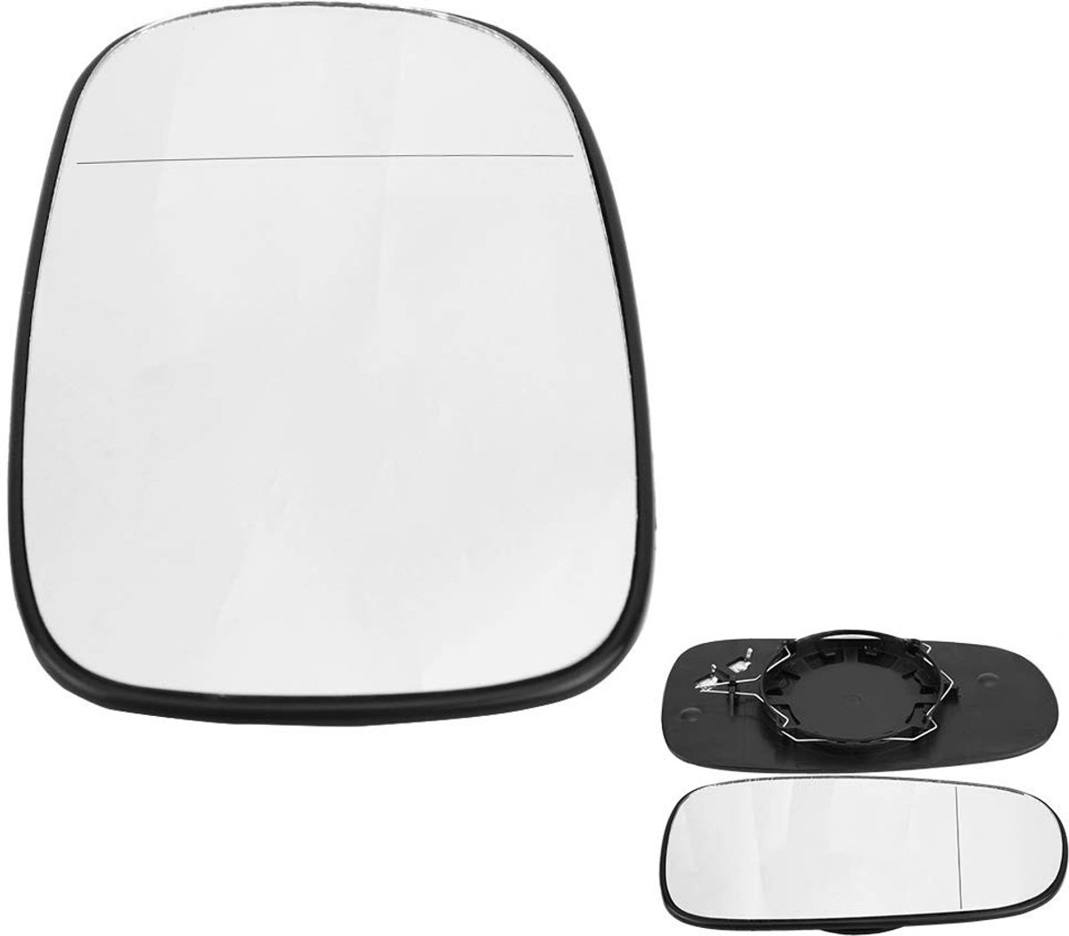 Verwarmd Linker Zijspiegels Glas voor Saab 9-3 en 9-5 - Asferisch