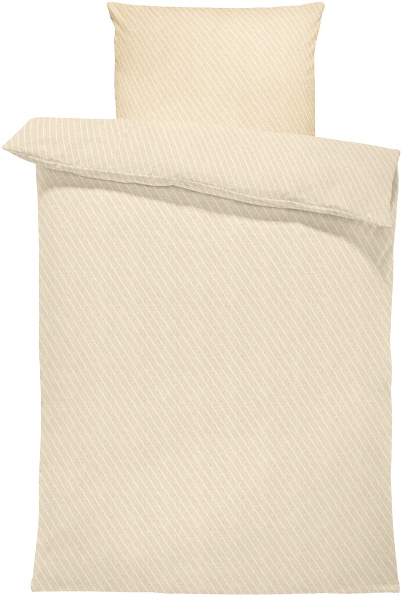 Dekbedovertrek 100% Katoen Premium - 140 x 200cm - 1 persoon - Jeans Beige