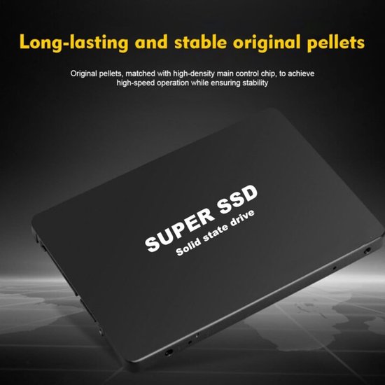 Interne SSD Schijf - Opslag Schijf - Snelle Data Opslag - Hoge Snelheid 550 MB/s - 1TB tot 4TB - Zwart van Merkloos — afbeelding 3