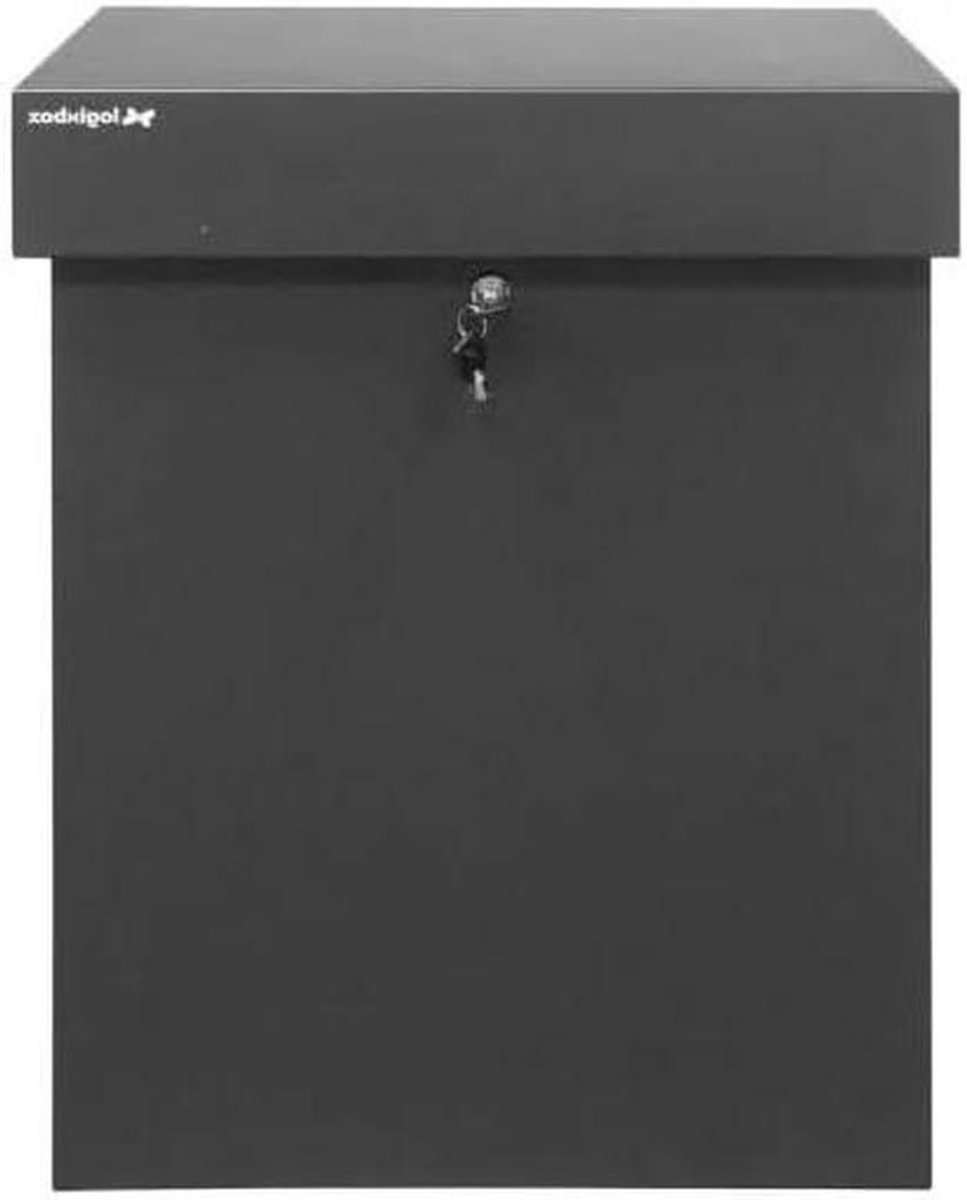 Pakketbox XL - Brievenbus - Grote Pakketten Ontvangen - Weerbestendig Staal - 140 Liter - Graphitgrey