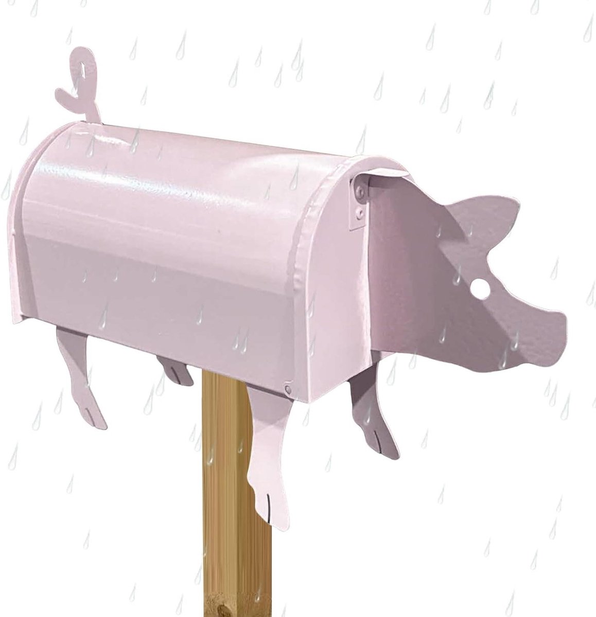 Brievenbus - Buitenpost - Tuindecoratie - Waterdicht metaal - 267B x 164H cm - Creatief