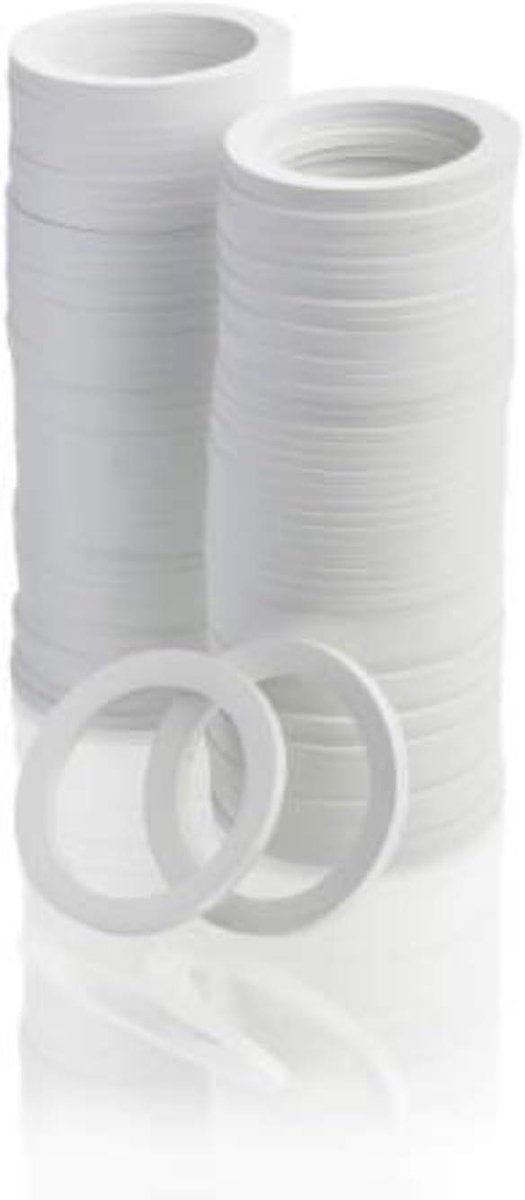 Vervangende Afdichtingen - Rubber Ring - Koffiezetapparaat Onderhoud - Perfecte Pasvorm - 6 TZ 100 ST - Zwart