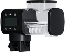 Automatische Voederautomaat - Vis Aquarium - Vis Voeren - Digitale Timer - 500 ml - Zwart