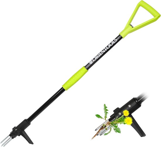 Onkruidtrekker met Lange Steel – 3 Klauwen – Staand Onkruid Verwijderen – 100 cm – Ergonomische Handgreep — afbeelding 5