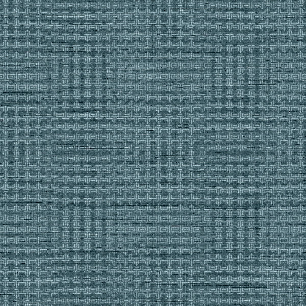 Structuur behang Profhome GR322509-DI vliesbehang hardvinyl warmdruk in reliëf glad met geometrische vormen mat blauw petrol azuurblauw 5,33 m2