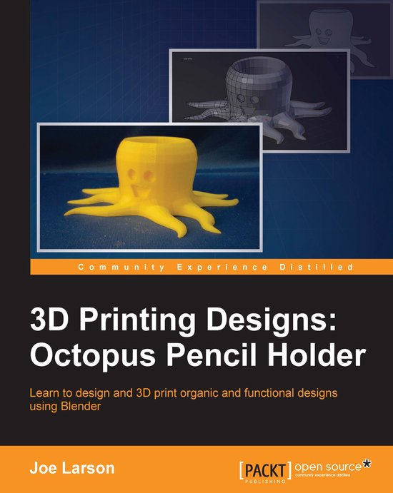 3D Printing Designs: Octopus Pencil Holder - cover