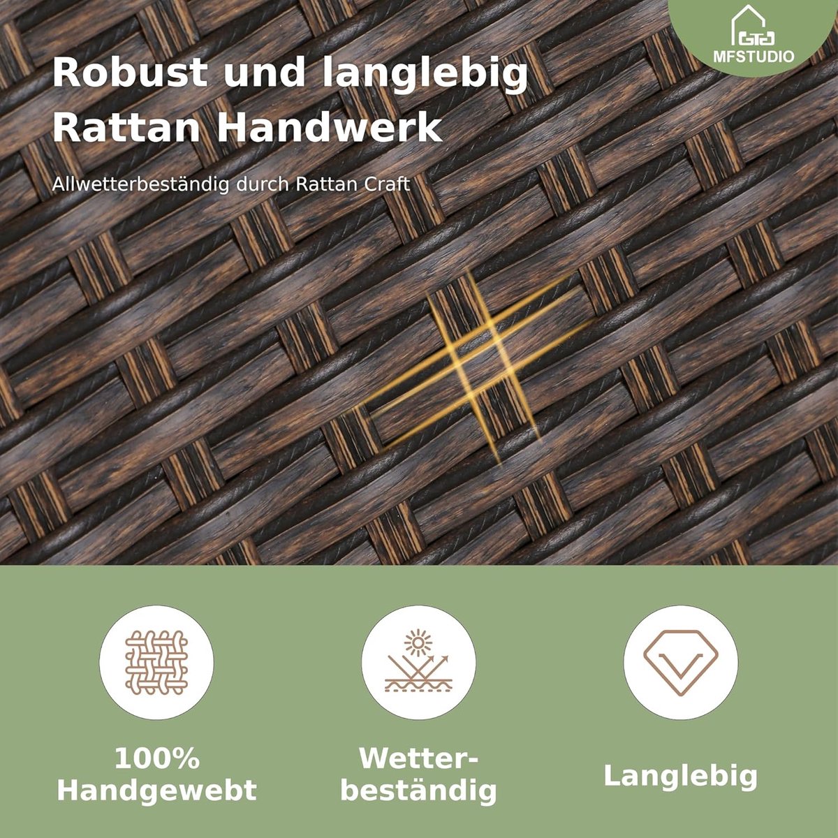 Tuinmeubelset 7-delig 152x96x71 cm – Luxe Rotan Dining Set 6 Personen met Rechthoekige Tuintafel & Parasolgat (4-5 cm) – Weerbestendig Polyrotan & Staal – Moderne Buiten Eettafel Set Bruin Sepia – HomebyNicole