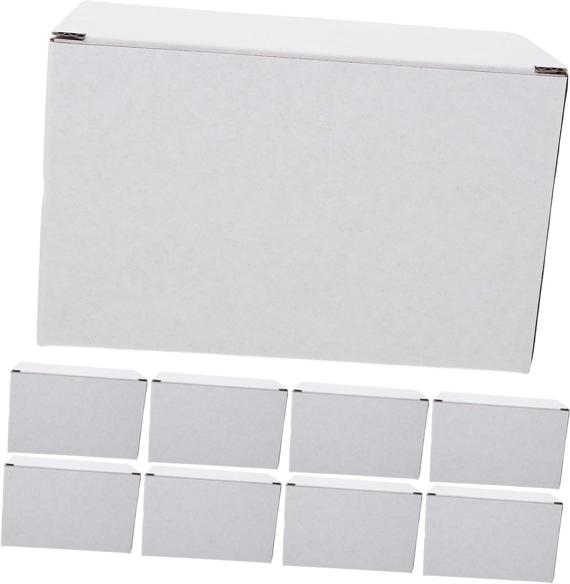 Verhuisdozen Set - Verzenddozen Karton - Veilig Verpakken - Stevig Golfkarton - 10 Stuks 16cm - Wit