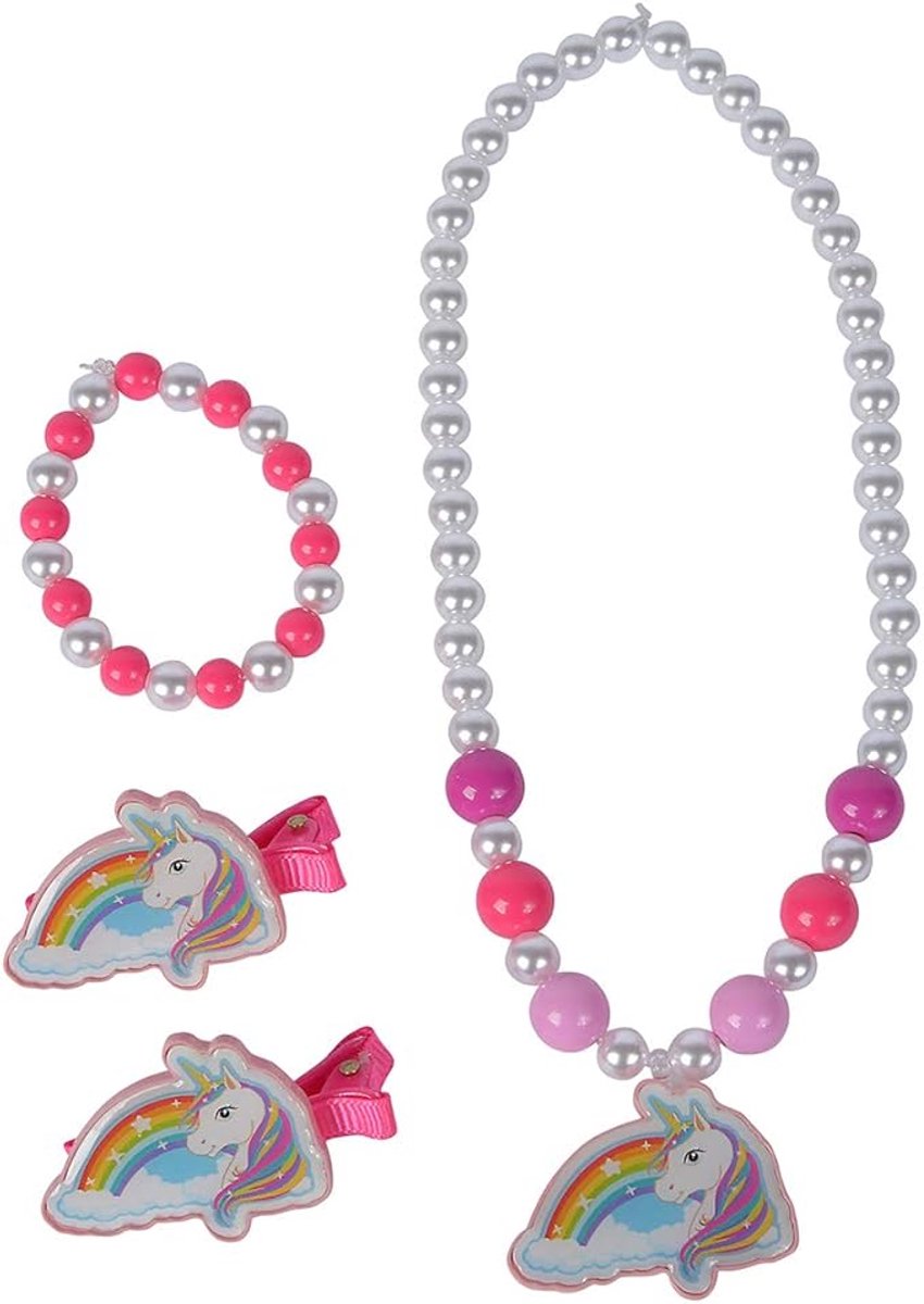 Simba Toys - Unicorn Sieradenset - Ketting - Armband - 2 haarclips