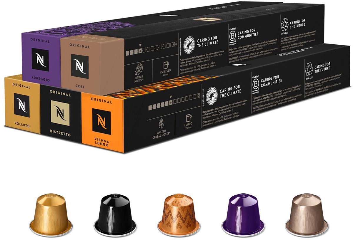 Nespresso - Original - Favorieten Pakket - Koffiecups - 50 capsules