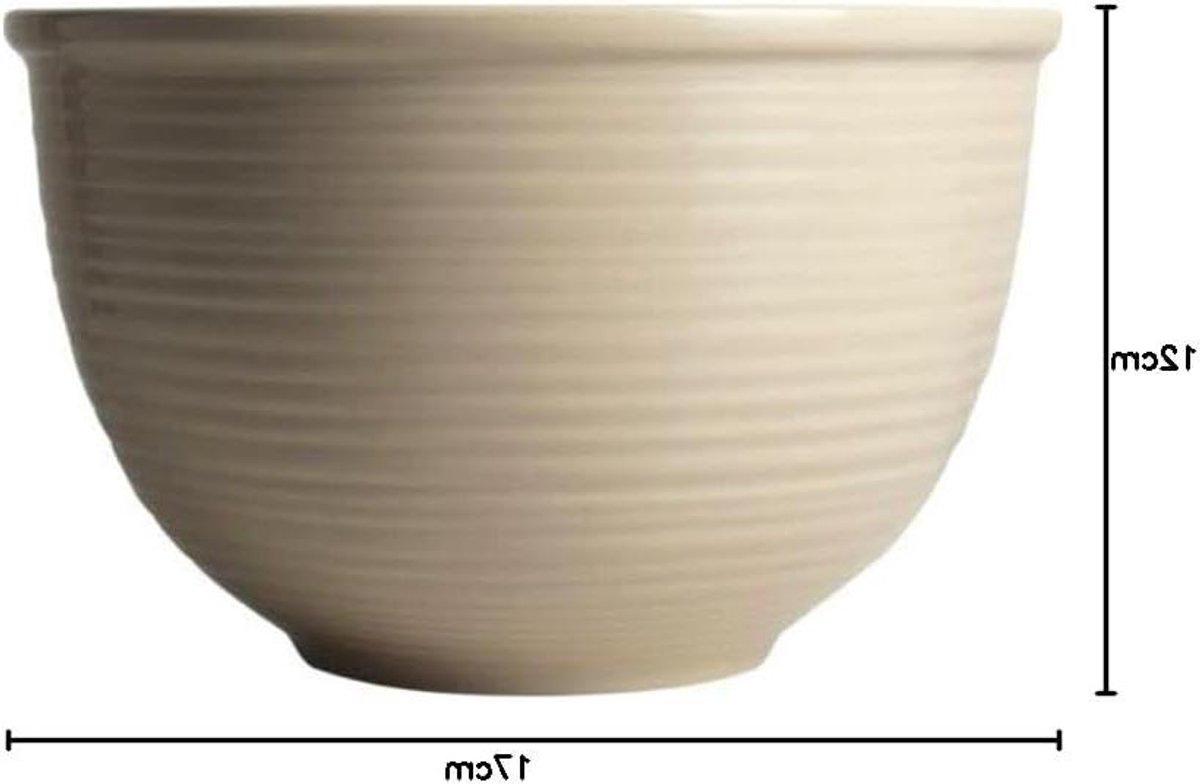 Mengkommen Set - Keukenkommen - Keuken Gebruik - Stijlvol Keramiek - 6 Stuks - Wit
