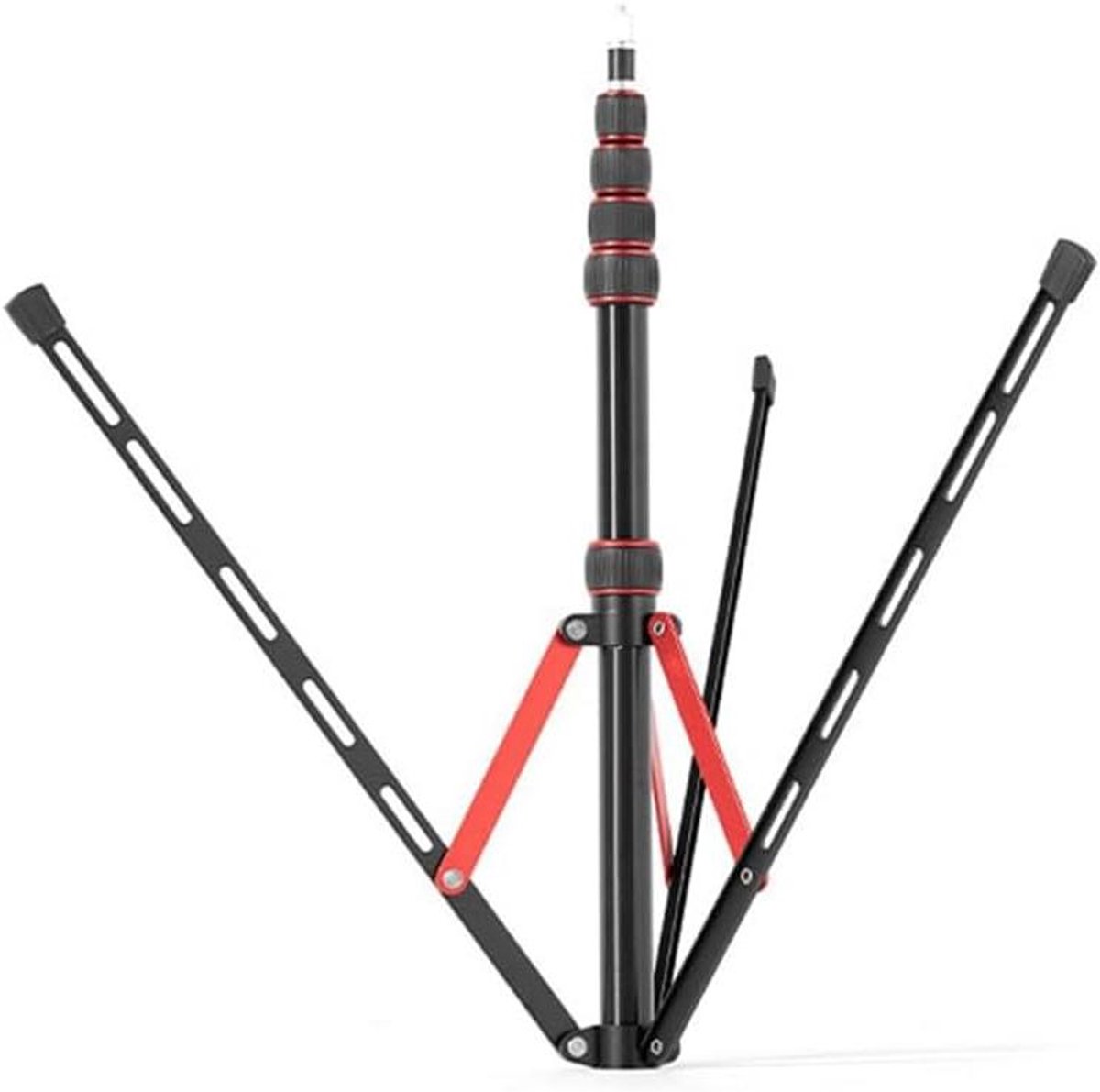 Lichtstatief - Camera Statief - Studio Verlichting - Verdikte Buizen - Tot 220cm - Zwart