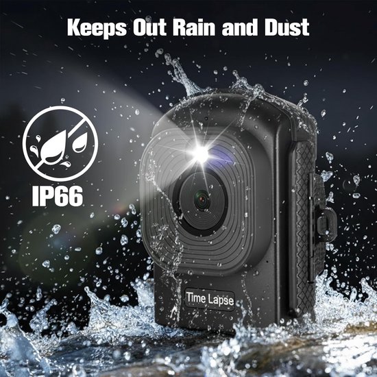 Time-Lapse Camera - Buiten Camera - Project Vastleggen - 180 Dagen Opname - IP66 Waterdicht - Zwart van Merkloos — afbeelding 4