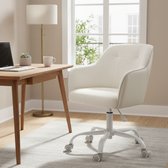 Bobbel Home - Bureaustoel - Draaistoel - In Hoogte Verstelbaar - Cappuccino Beige