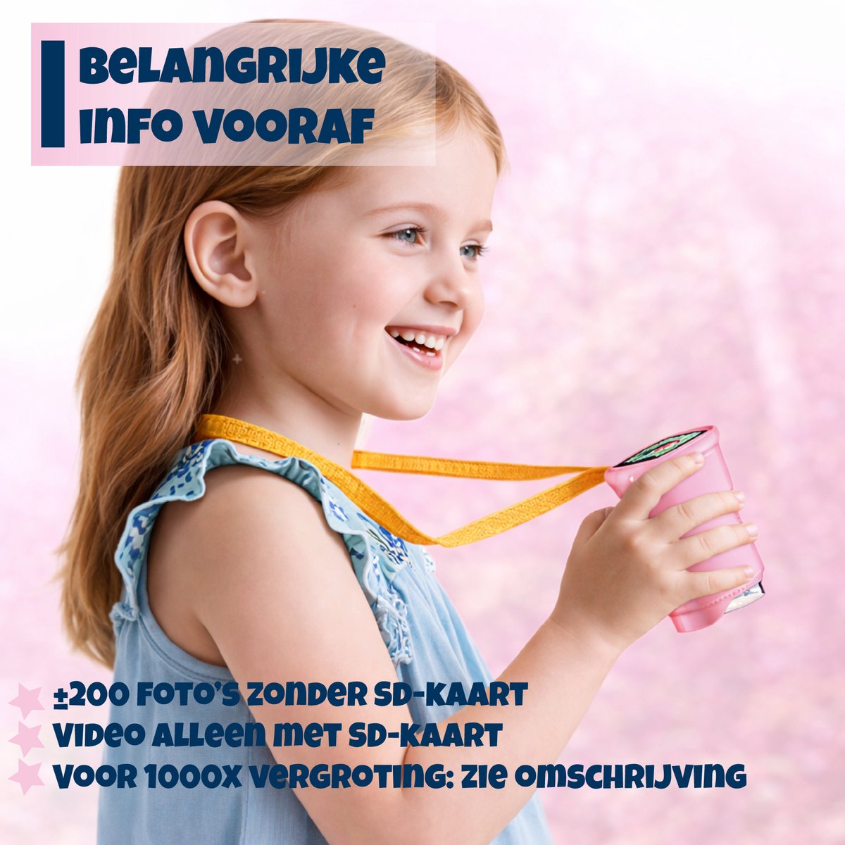 DUTCHPOWER Digitale Microscoop 1000x-4K-voor Kinderen – Draagbare Handmicroscoop met Foto & Video – STEM Educatief Speelgoed voor Ontdekken in Tuin en Natuur – Geschikt voor 4 t/m 12 jaar-Roze — afbeelding 4
