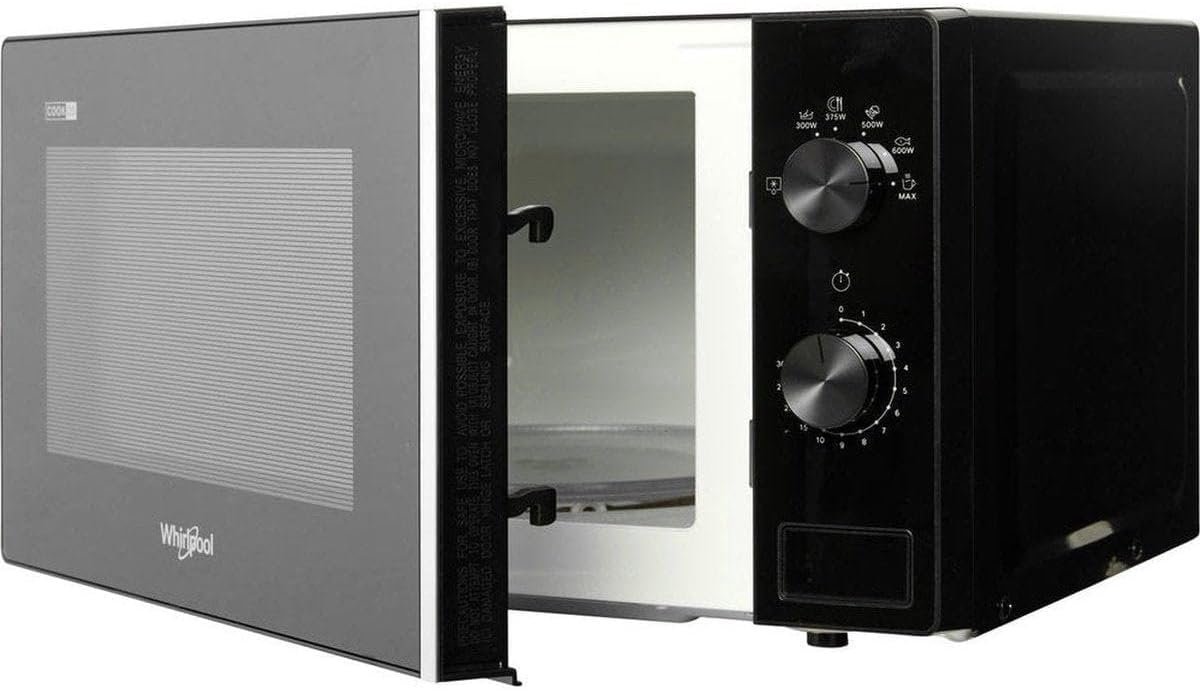 WHIRLPOOL MWP 101 B -1 vrijstaande Magnetron zwart + 3 Jaar Gratis Extra Garantie