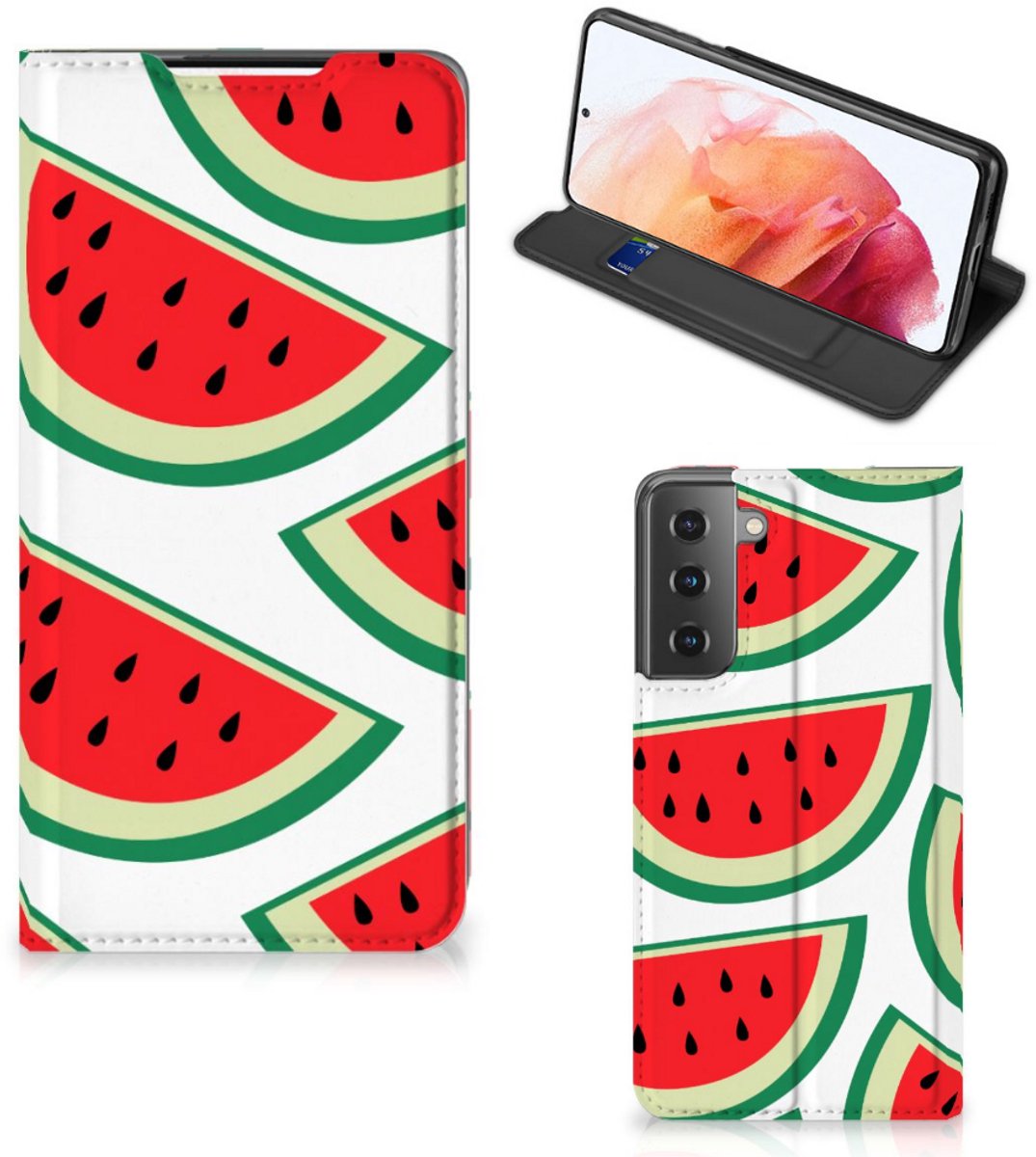 Samsung Galaxy S21 Flip Style Cover Watermelons