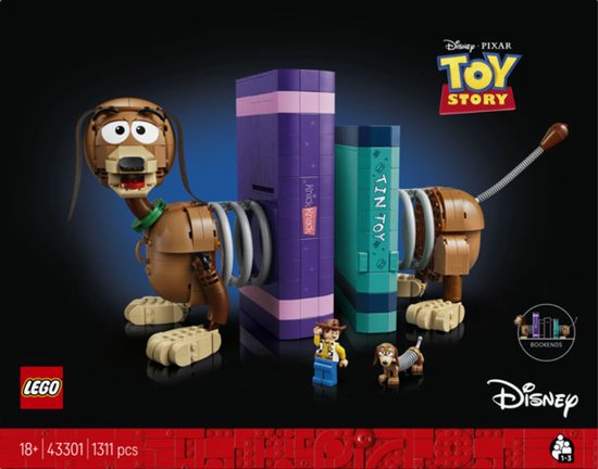 LEGO Disney et Pixar Toy Story Sergent Slinky Serre-livres Kit de construction pour adultes - 43301