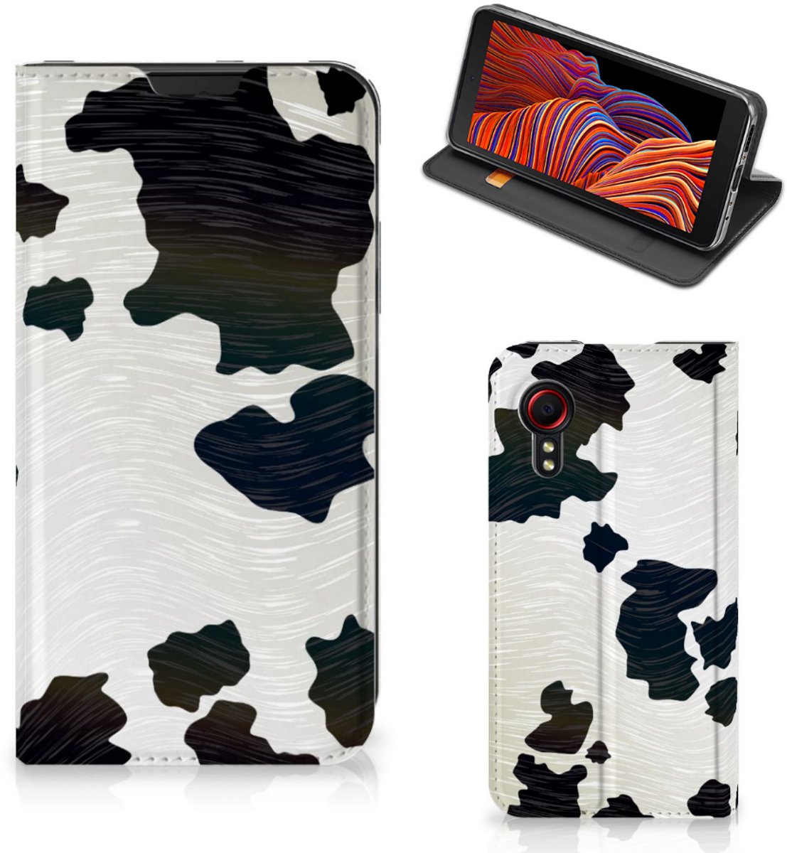 Samsung Galaxy Xcover 5 Hoesje maken Koeienvlekken