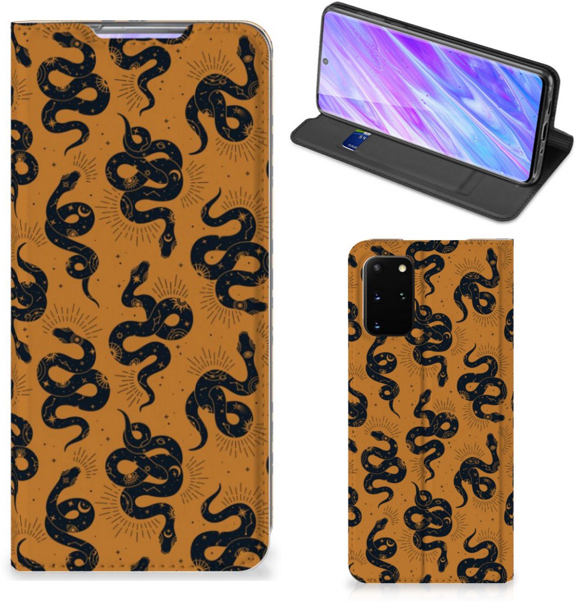 Hoesje maken voor Samsung Galaxy S20 Plus Snakes