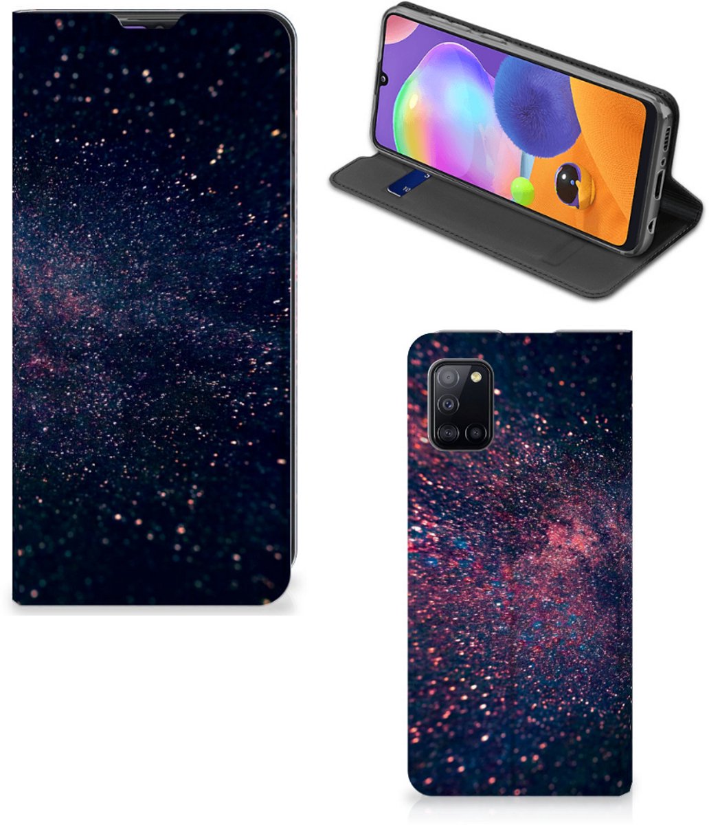 Book Case voor Samsung Galaxy A31 Stand Case Stars