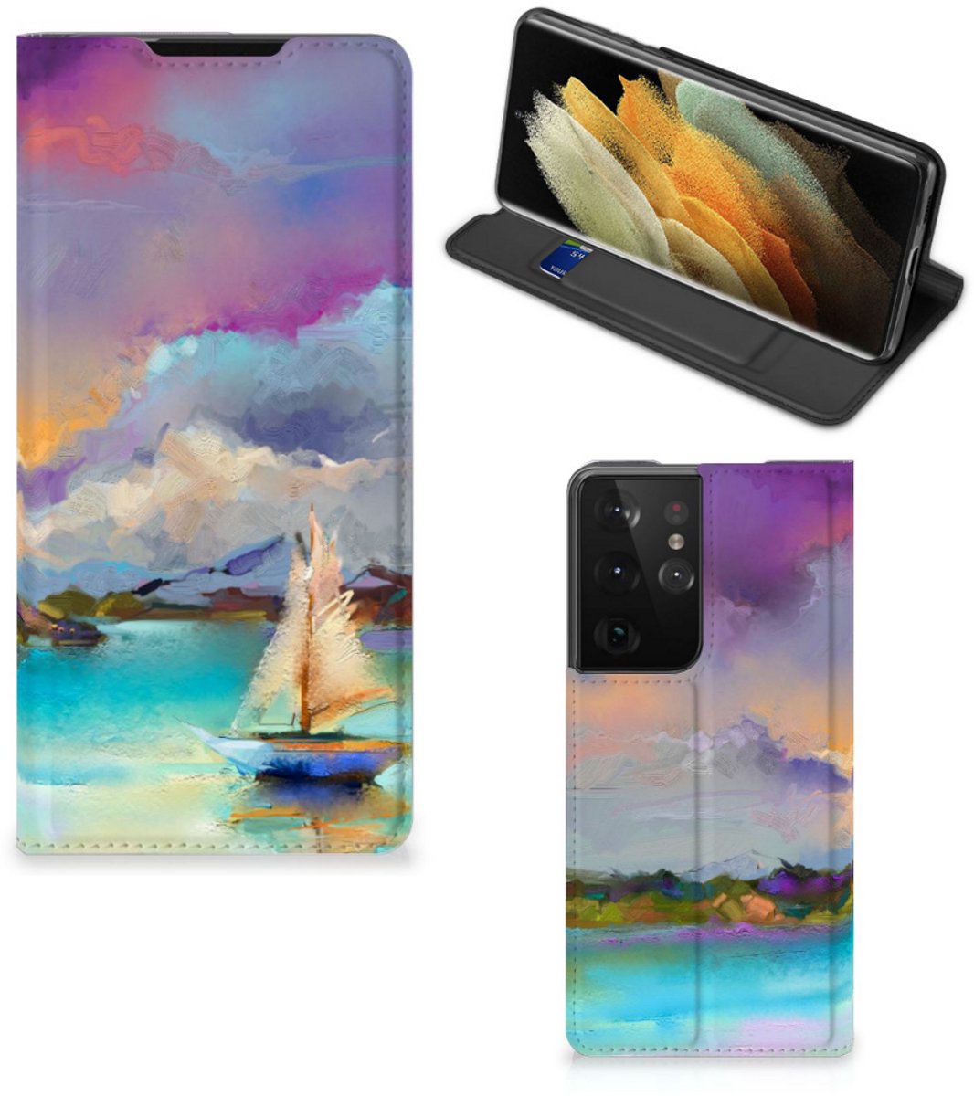 Bookcase Samsung Galaxy S21 Ultra Boat
