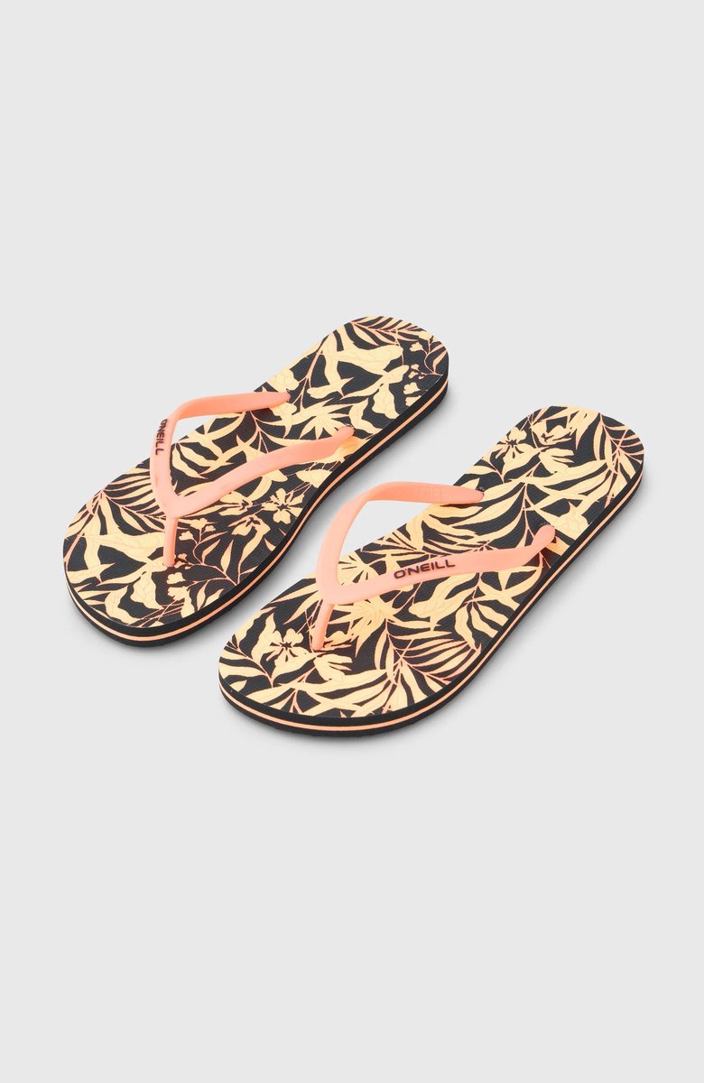 Oneill slipper Dames model profile graphic sandal Brazillian Sun Oranje