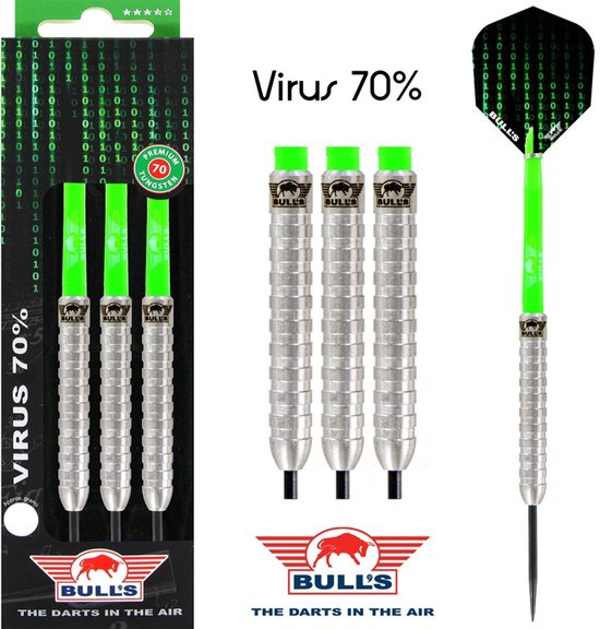BULL'S Virus 70% Dartpijlen - 25 gram van Bull's — afbeelding 5