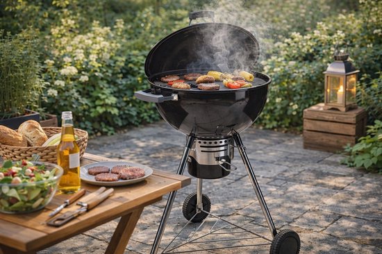 Hip-Wonen.nl - Kogelbarbecue XXL - 44 cm - houtskool BBQ - barbeque van Merkloos — afbeelding 3