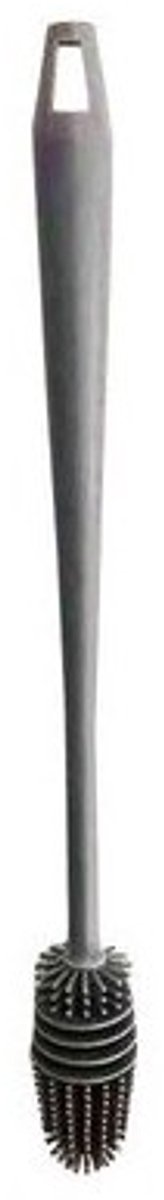 Go Go Gadget - Flessenreiniging - Flessenborstel - Siliconen - Flexibel - Herbruikbaar - 27cm - 1 stuk - Grijs