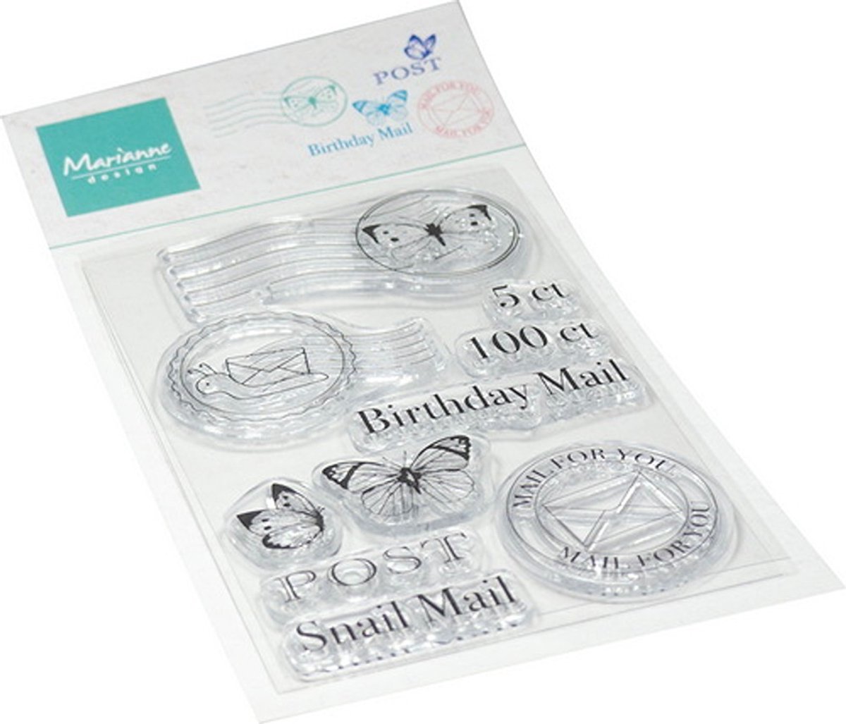 Marianne Design, Clear Stamp Postmark, CS1196