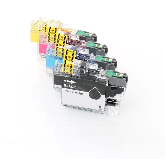 Brother - Kit Cartouche d'encre - LC521 - Cyan - Marque maison - compatible avec DCP-J1260W, DCP-J1310DW, DCP-J1313DW, DCP-J1360DW, DCP-J1460DW