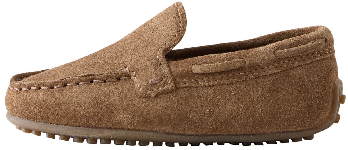 Next - Jongens - Suède instaploafers - Bruin