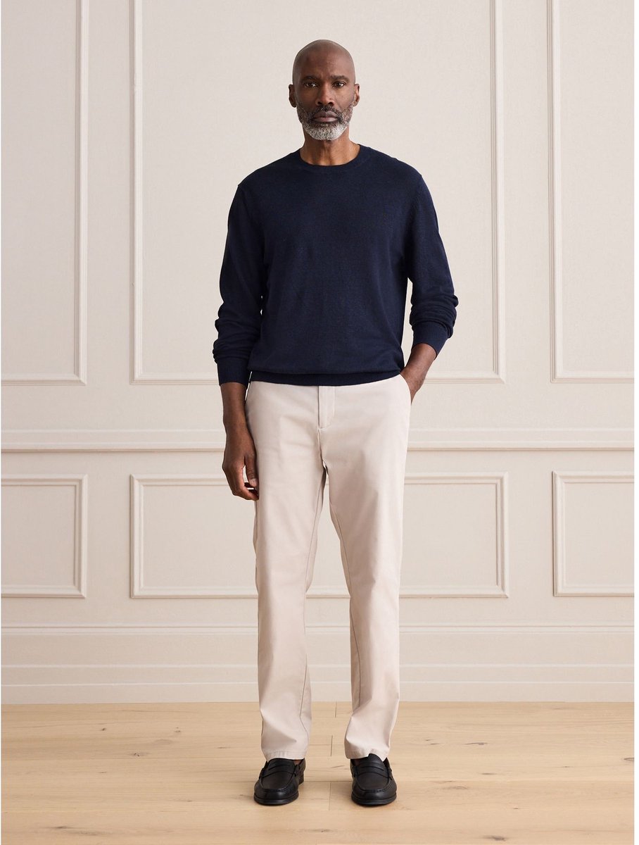 Next - Heren - Signature Ultimate Motionflex slim-fit chino - Wit