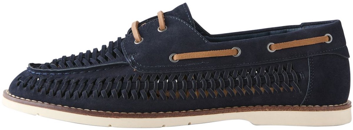 Next - Heren - Geweven bootschoenen - Blauw