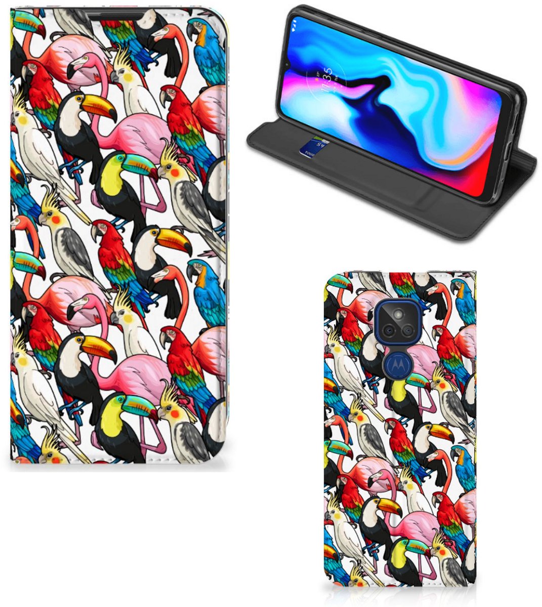Motorola Moto G9 Play Hoesje maken Birds