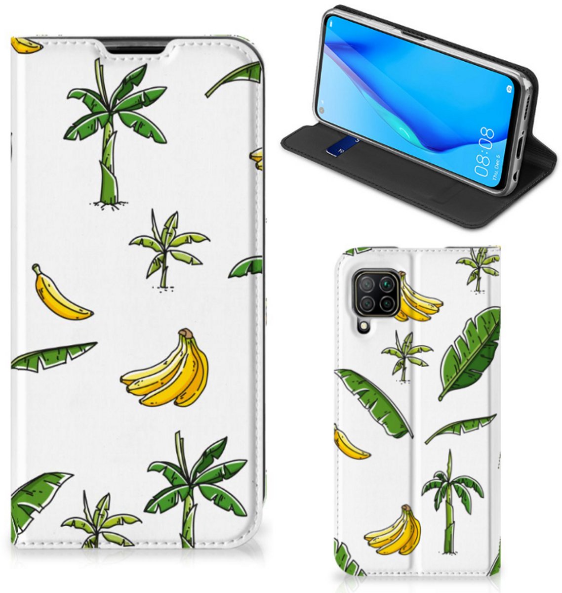 Huawei P40 Lite Smart Cover Banana Tree