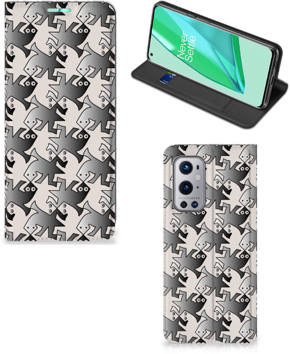 OnePlus 9 Pro Hoesje maken Salamander Grey