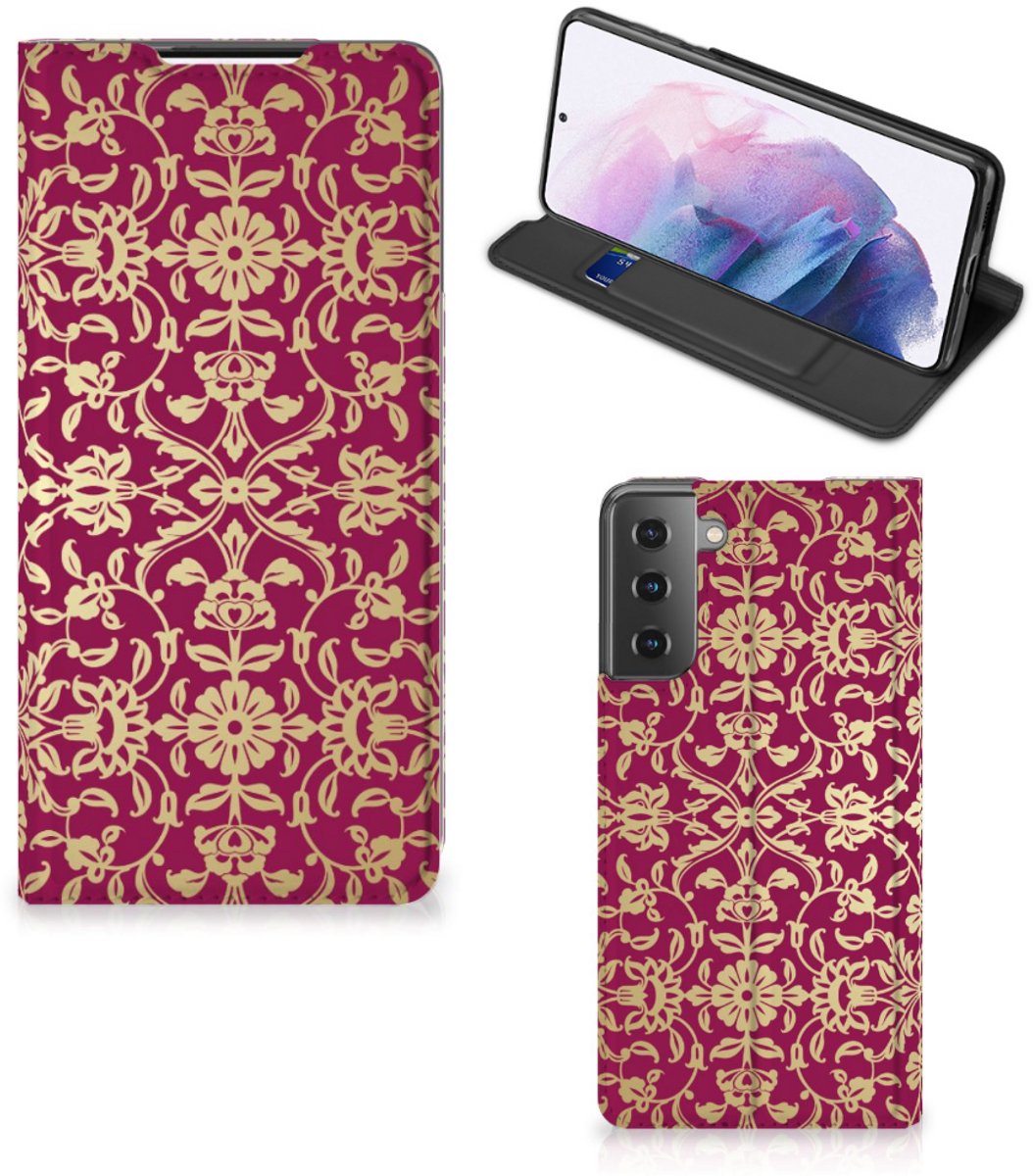 Telefoon Hoesje Samsung Galaxy S21 Plus Barok Pink