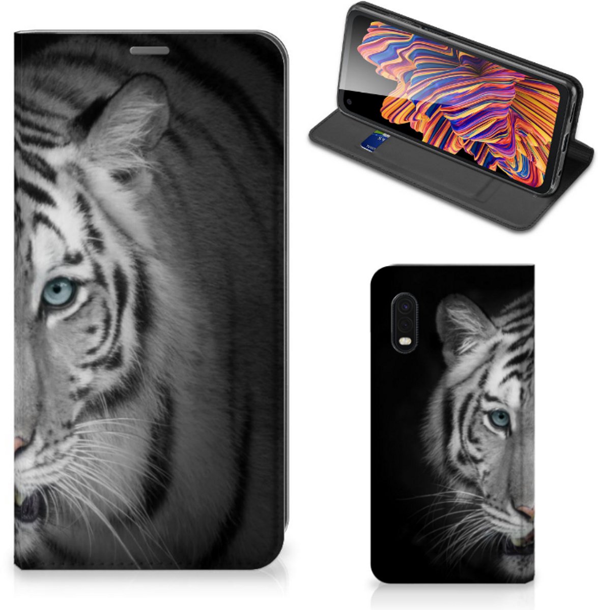 Samsung Xcover Pro Hoesje maken Tijger