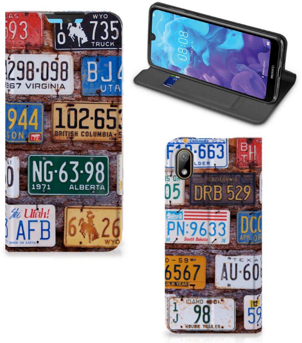 Huawei Y5 (2019) Stand Case Kentekenplaten