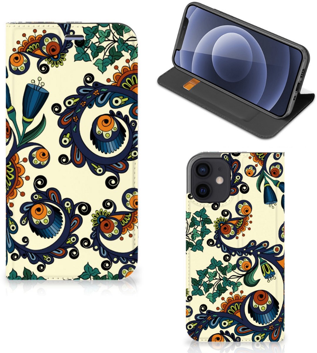 Telefoon Hoesje iPhone 12 Mini Barok Flower