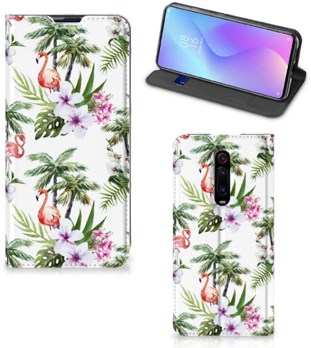 Xiaomi Redmi K20 Pro Hoesje maken Flamingo Palms